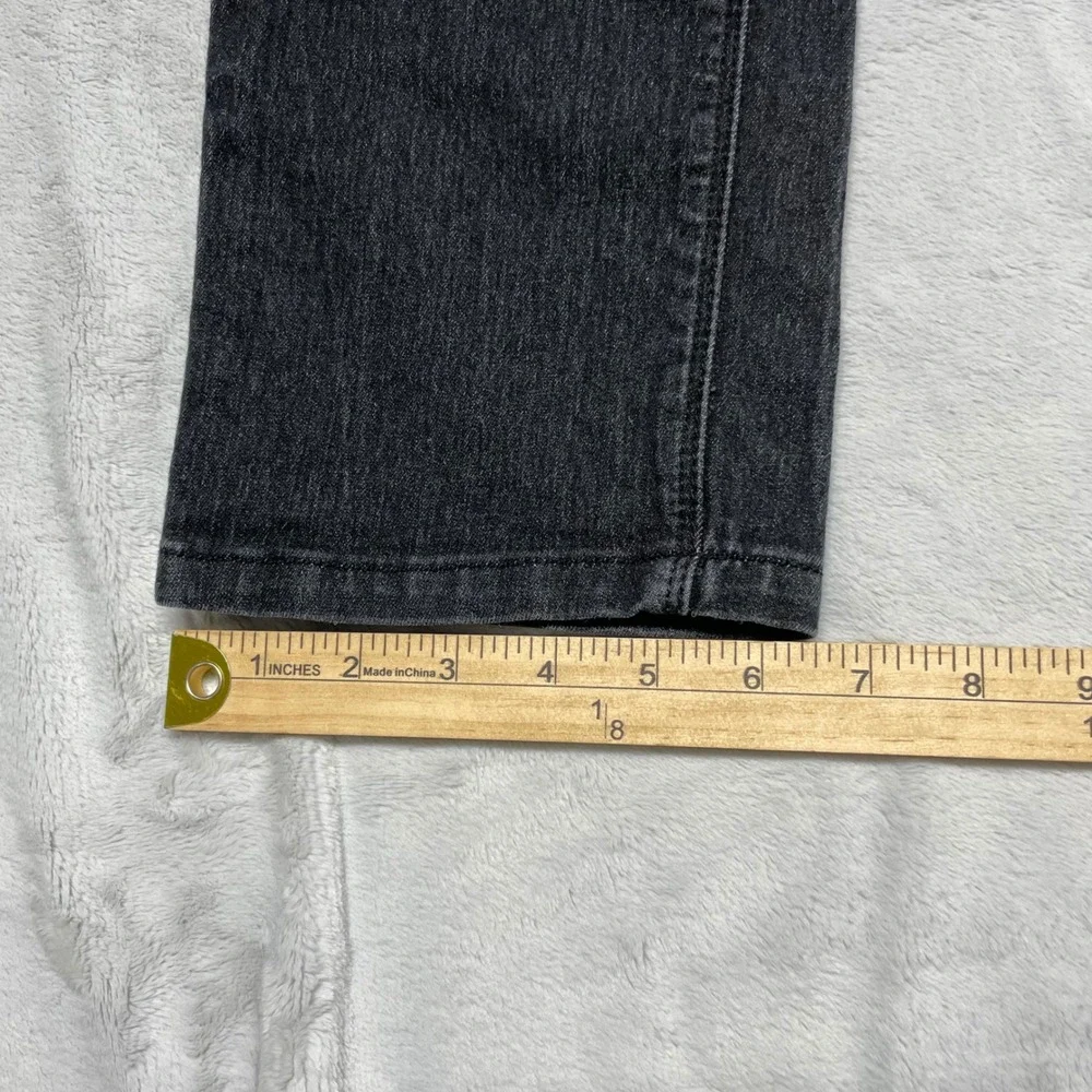 Hudson & Barrow NYC Mens Jeans 32x30 Black Stretch Embroidered Pockets